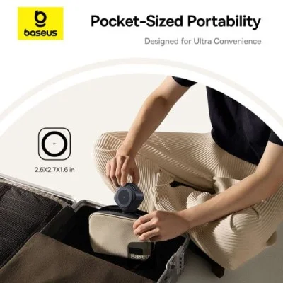 Baseus Picogo Series 2-In-1 Magnetic Wireless Charger Qi2 67W Cosmic Black